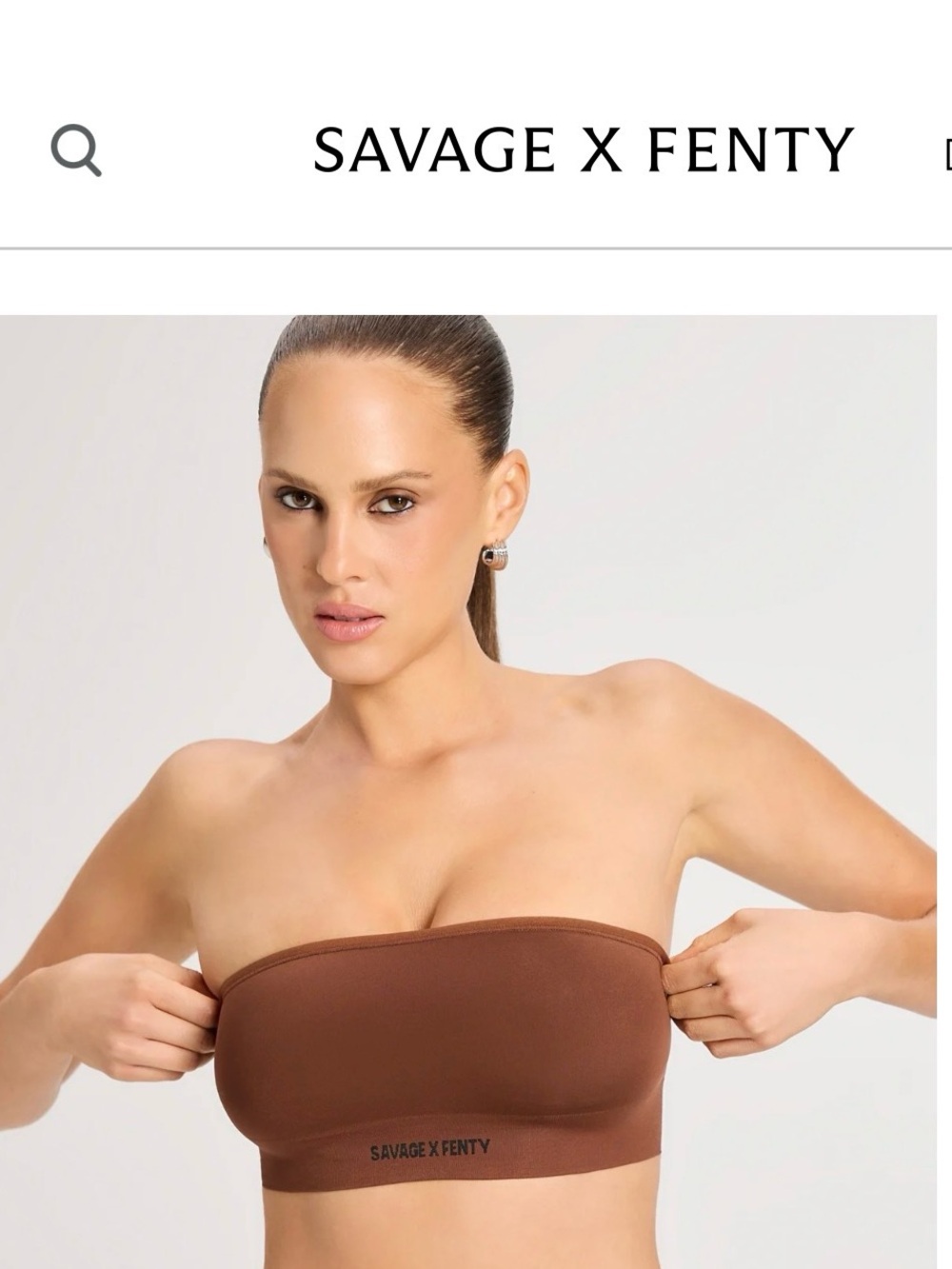 Savage X Fenty SEAMLESS BANDEAU BRALETTE
